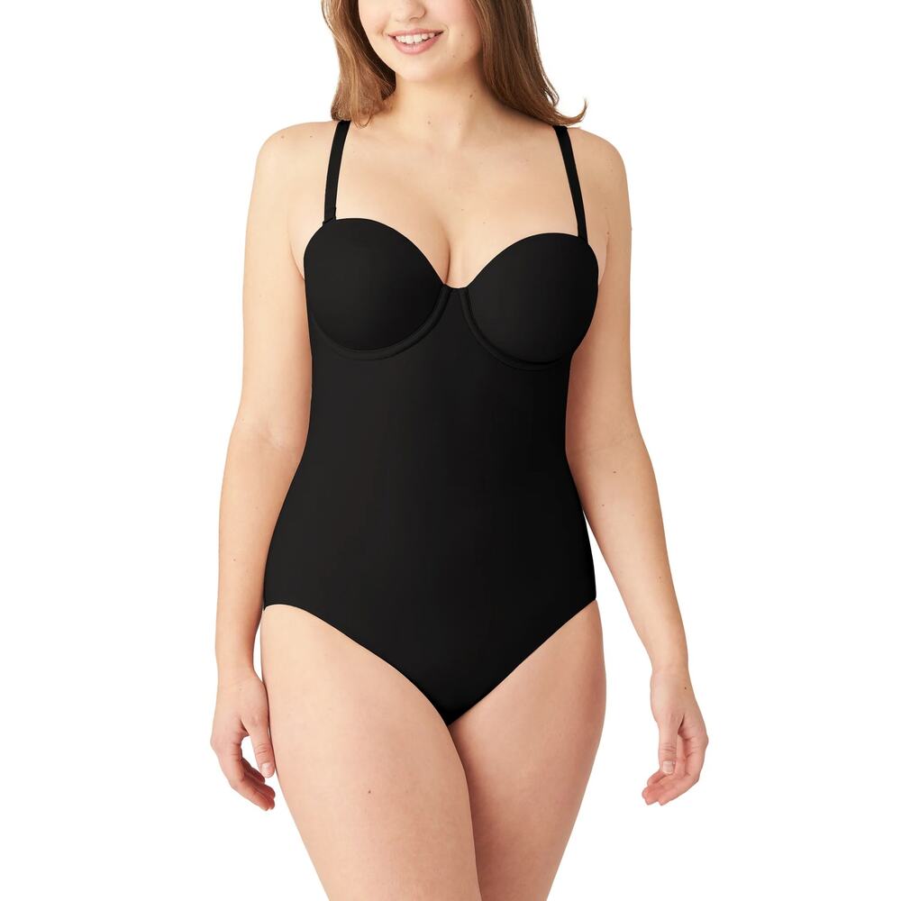 NEW Wacoal Reshape Strapless Shapewear sz 36DD Wacoal 801219 Black